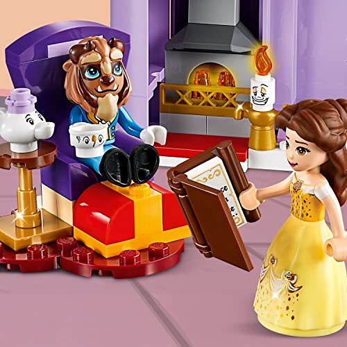 LEGO 43180 Disney Princess Celebración Invernal en el Castillo de Bella Juguete de Construcción