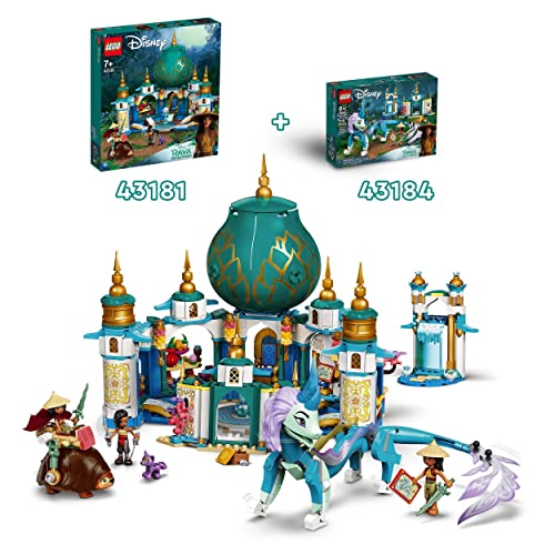 LEGO 43184 Disney Raya y el Dragón Sisu Juguete de la película Raya and The Last Dragon, para Niñas y Niños de +6 años