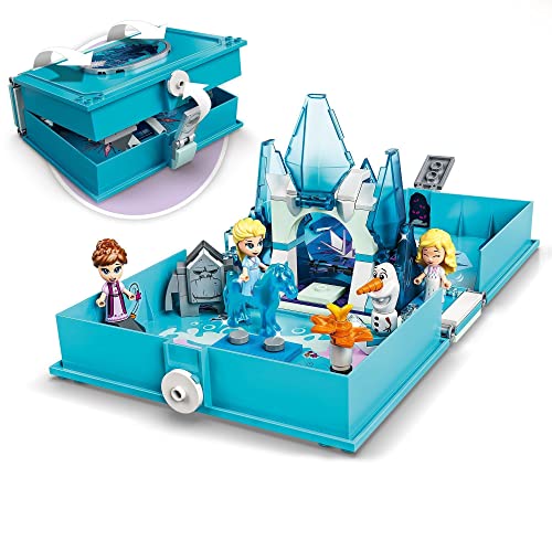 LEGO 43189 Disney Frozen 2 Cuentos e Historias: Elsa y el Nokk, Set Portátil, Juguete de Viaje para Niños y Niñas