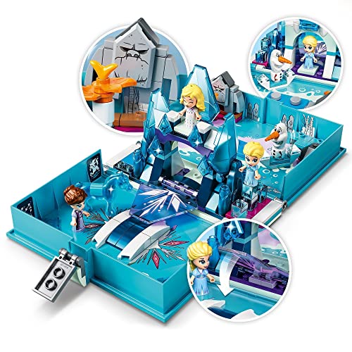 LEGO 43189 Disney Frozen 2 Cuentos e Historias: Elsa y el Nokk, Set Portátil, Juguete de Viaje para Niños y Niñas