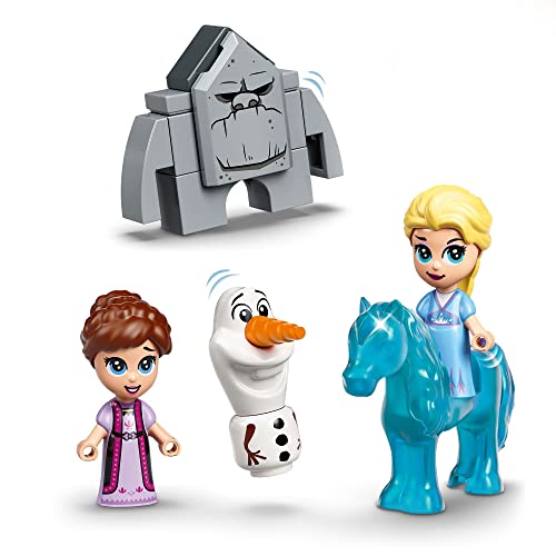 LEGO 43189 Disney Frozen 2 Cuentos e Historias: Elsa y el Nokk, Set Portátil, Juguete de Viaje para Niños y Niñas