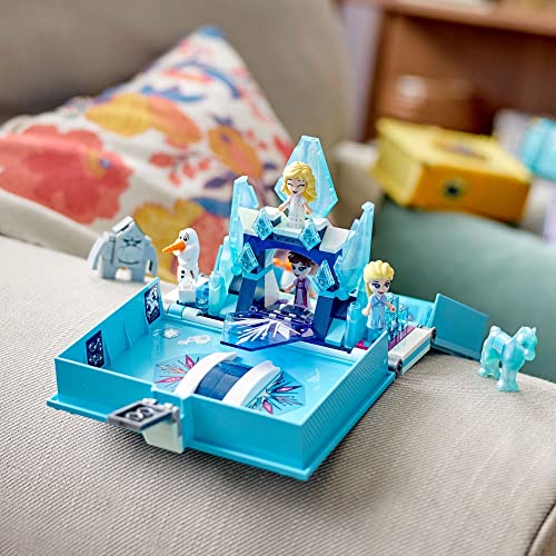 LEGO 43189 Disney Frozen 2 Cuentos e Historias: Elsa y el Nokk, Set Portátil, Juguete de Viaje para Niños y Niñas