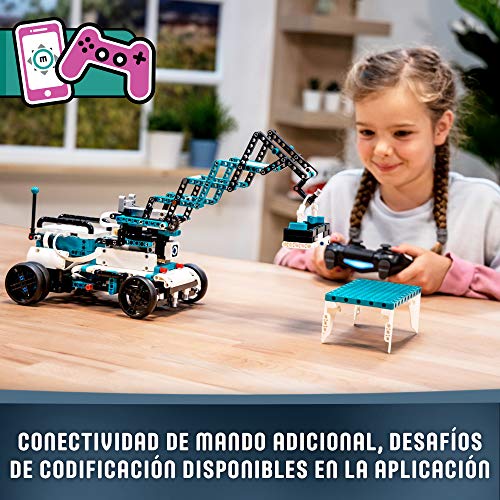 LEGO 51515 MINDSTORMS Robot Inventor y Kit de Robótica, Juguete Interactivo 5 en 1 Controlado por Aplicación, Coding Para Niños