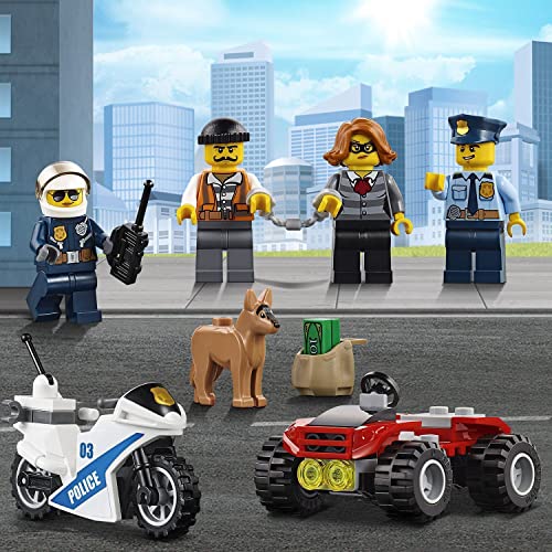 LEGO 60139 City Policía Centro de Control Móvil, Camión de Juguete para Niños +6 Años con Moto, Coche y 3 Mini Figuras