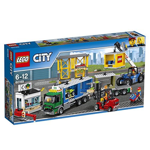 LEGO-60169 City Town: Terminal de mercancías, Multicolor, Miscelanea (60169)