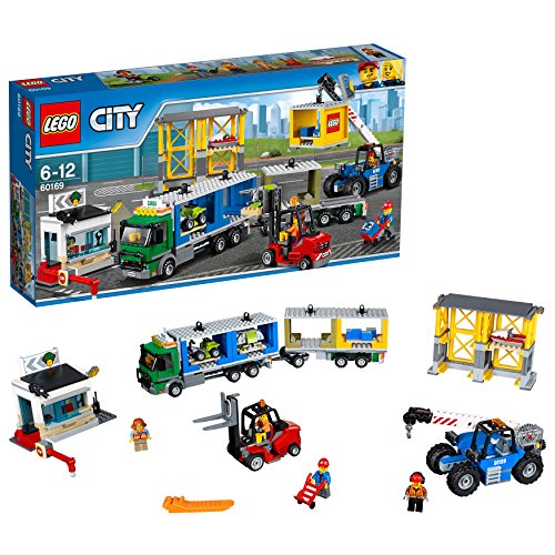 LEGO-60169 City Town: Terminal de mercancías, Multicolor, Miscelanea (60169)