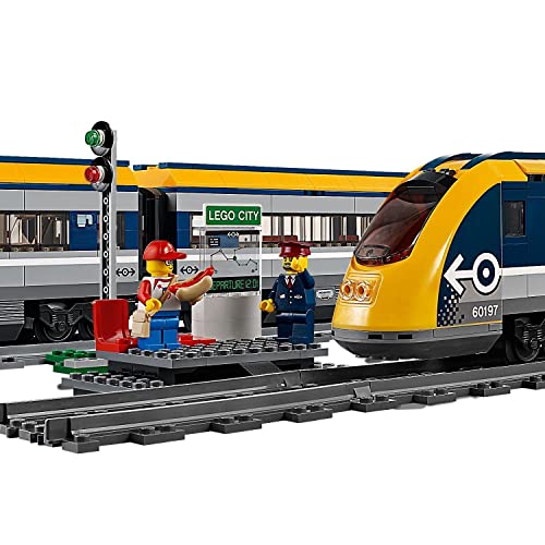 LEGO 60197 City Trains Tren de pasajeros, Set de Construcción con Motor a Control Remoto por Bluetooth con Mini Figuras