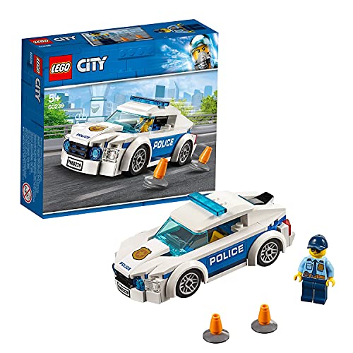 LEGO 60239 City Coche Patrulla de la Policía, Colección de Vehículos de Juguete para Niños y Niñas +5 Años con Mini Figuras