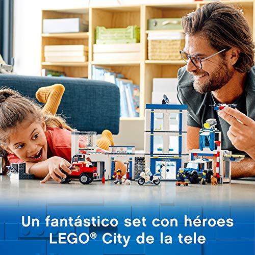 LEGO 60246 City Comisaría de Policía Set de Construcción con Vehículos y Minifiguras