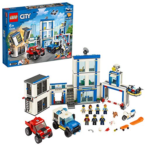 LEGO 60246 City Comisaría de Policía Set de Construcción con Vehículos y Minifiguras