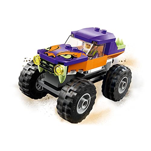 LEGO 60251 City Great Vehicles Monster Truck, Juguete de Construcción con Mini Figuras e Idea de Regalo para Niños +5 Años