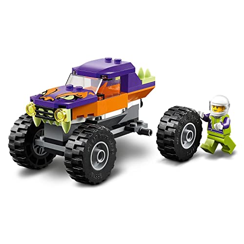 LEGO 60251 City Great Vehicles Monster Truck, Juguete de Construcción con Mini Figuras e Idea de Regalo para Niños +5 Años