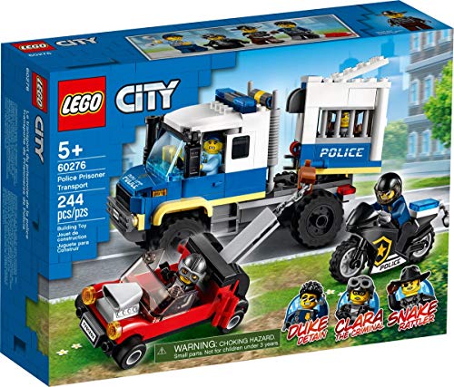 Lego 60276 - Juego de transporte de prisioneros (cubierta blanda), diseño de Lego City