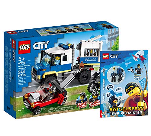 Lego 60276 - Juego de transporte de prisioneros (cubierta blanda), diseño de Lego City