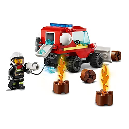 LEGO 60279 City Furgoneta de Asistencia de Bomberos, Set con Camión Juguete y Mini Figuraspara Niños y Niñas +5 Años