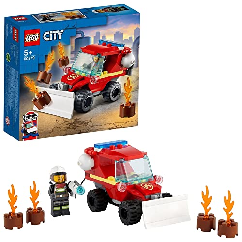 LEGO 60279 City Furgoneta de Asistencia de Bomberos, Set con Camión Juguete y Mini Figuraspara Niños y Niñas +5 Años