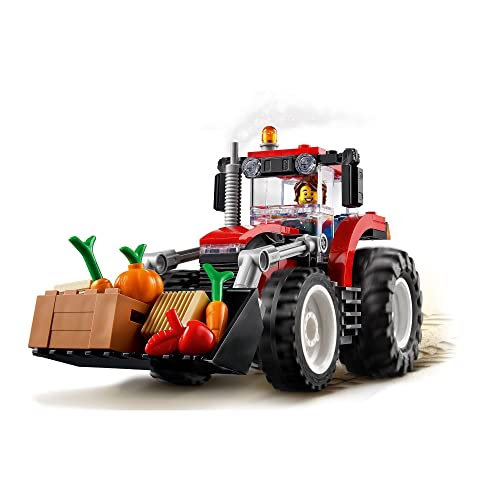 LEGO 60287 City Grandes Vehículos Tractor, Juguete de Granja con Figura de Conejo, para Niños y Niñas +5 Años