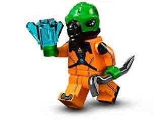 Lego® 71029 - Minifiguras de la serie 21 Nr 11 Alien, además de 1 x Sticker-und-co Fruchtmix Bonbon