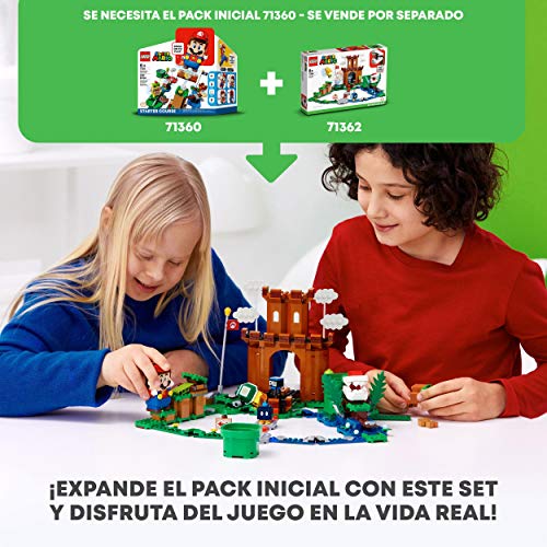 LEGO 71362 Super Mario Set de Expansión: Fortaleza Acorazada, Juguete de Construcción para Niños +8 años con 3 Mini Figuras