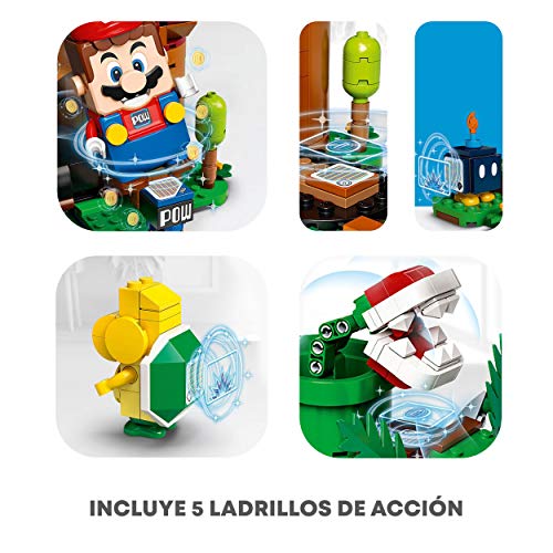 LEGO 71362 Super Mario Set de Expansión: Fortaleza Acorazada, Juguete de Construcción para Niños +8 años con 3 Mini Figuras