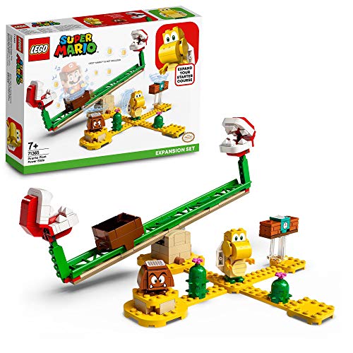 LEGO 71365 Super Mario Set de Expansión: Superderrape de la Planta Piraña, Juguete de Construcción para Niños y Niñas +7 años