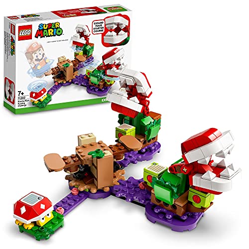 LEGO 71382 Super Mario Set de Expansión: Desafío Desconcertante de Las Plantas Piraña, Set de Construcción con Figura de Pinchón