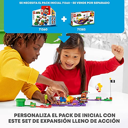 LEGO 71383 Super Mario Set de Expansión: Pantano Venenoso de la Floruga, Kit de Construcción con Goomba y Koopa Paratroopa