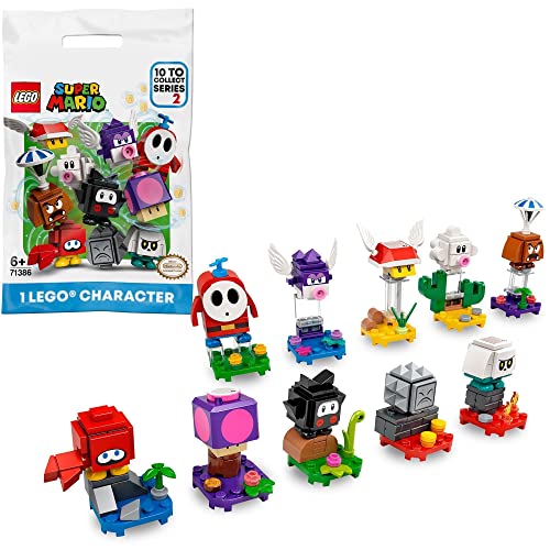 LEGO 71386 Super Mario Packs de Personajes: Edición 2, Juguete Coleccionable, 1 Unidad (Elegido al Azar)