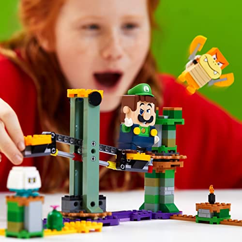 LEGO 71387 Super Mario Aventuras con Luigi Pack Inicial, Juguete con Mini Figura Interactiva, Set de Construcción, Starter Pack