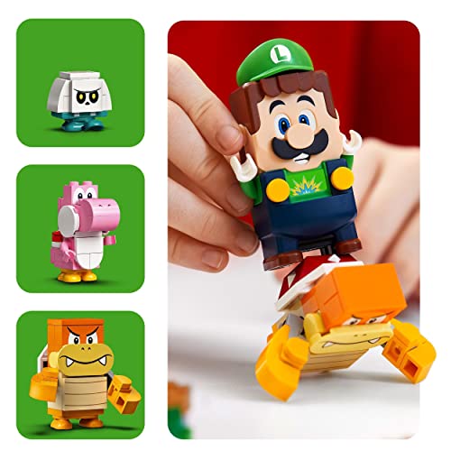 LEGO 71387 Super Mario Aventuras con Luigi Pack Inicial, Juguete con Mini Figura Interactiva, Set de Construcción, Starter Pack