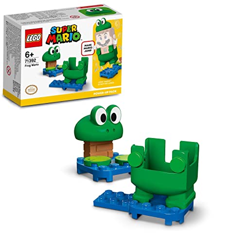 LEGO 71392 Super Mario Pack Potenciador: Mario Rana, Disfraz para Super Mario de Juguete, para Niños a Partir de 6 años