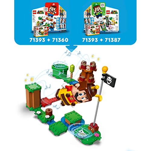 LEGO 71393 Super Mario Pack Potenciador: Mario Abeja, Disfraz para Super Mario de Juguete, para Niños a Partir de 6 años