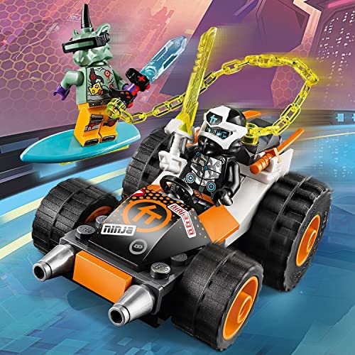 LEGO 71706 Ninjago Deportivo Sísmico de Cole Juguete de Construcción para Niños +4 años con 2 Mini Figuras