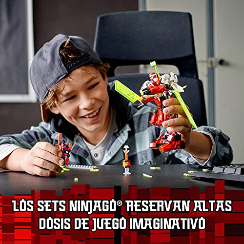 LEGO 71707 Ninjago Robot-Jet de Kai Juguete de Construcción para Niños +7 años con 2 Mini Figuras de Ninjas