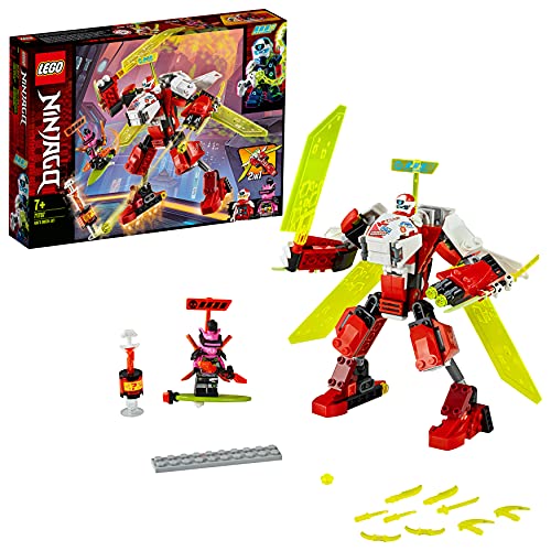 LEGO 71707 Ninjago Robot-Jet de Kai Juguete de Construcción para Niños +7 años con 2 Mini Figuras de Ninjas