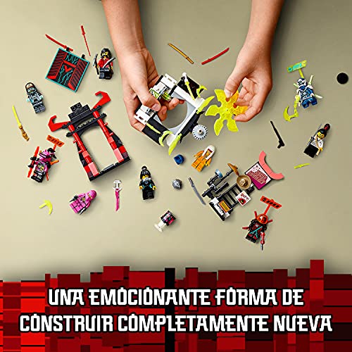 LEGO 71708 Ninjago Mercado de Jugadores, Juguete de Construcción para Niños +7 años con 9 Mini Figuras de Ninjas