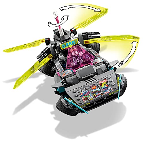 LEGO 71710 Ninjago Coche Ninja Tuneado, Juguete de Construcción de Vehículo Ninja con 4 Mini Figuras