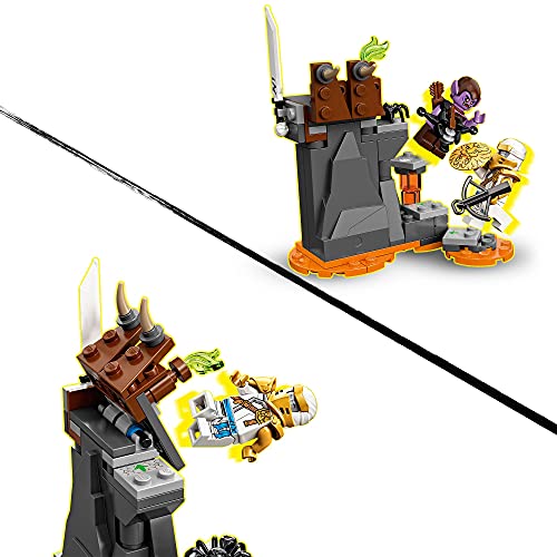 LEGO 71719 Ninjago Criatura Mino de Zane Juguete de Construcción para Niños +8 años con 4 Mini Figuras de Ninjas