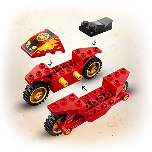 LEGO 71734 Ninjago Moto Acuchilladora de Kai, Juguete de Construcción con Mini Figura de Ninja para Niños 4 Años