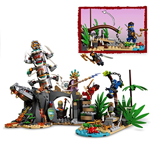 LEGO 71747 Ninjago Aldea de los Guardianes Juguete de construcción con Mini Figuras de Ninja Cole y más para Niños +8 años