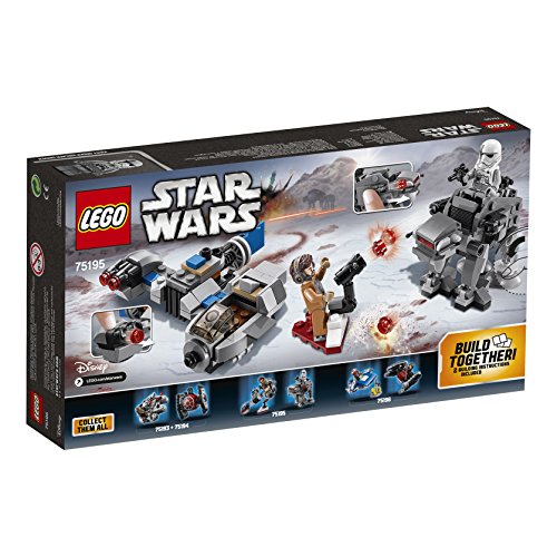 Lego 75195 Microfighters Speeder Esquiador Vs, Multicolor