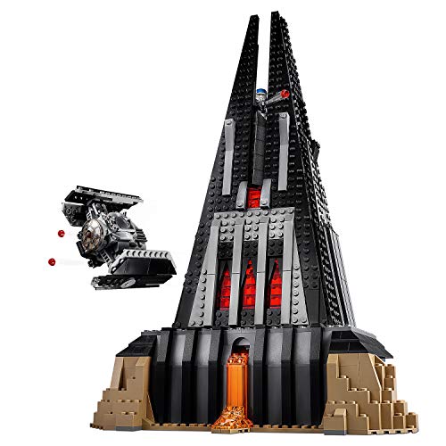 LEGO 75251 Star Wars Castillo de Darth Vader, Juguete de construcción con 5 Figuritas, Castillo y Nave Espacial Caza Tie