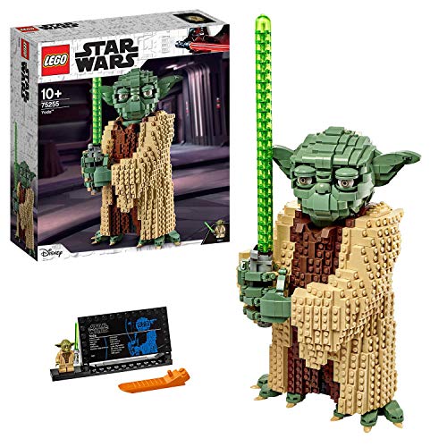 LEGO 75255 Star Wars Yoda, Set de construcción para Niños 10 años con Espada Láser, Modelo Coleccionable