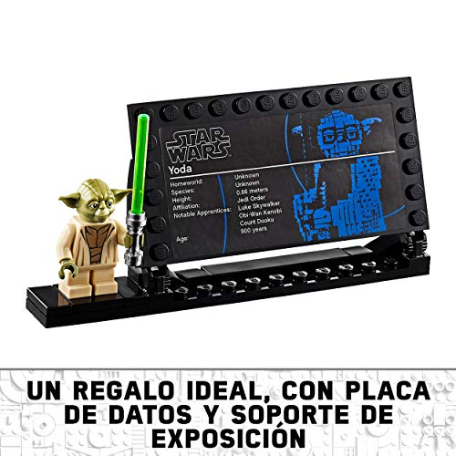 LEGO 75255 Star Wars Yoda, Set de construcción para Niños 10 años con Espada Láser, Modelo Coleccionable