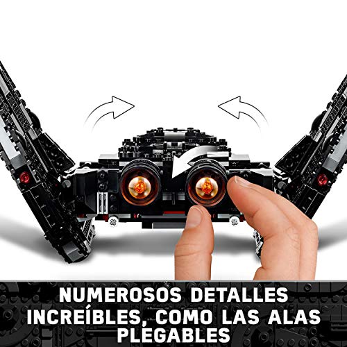 LEGO 75256 Star Wars Lanzadera de Kylo REN, Set de Construcción para Niños 10 años con 6 Mini Figuras