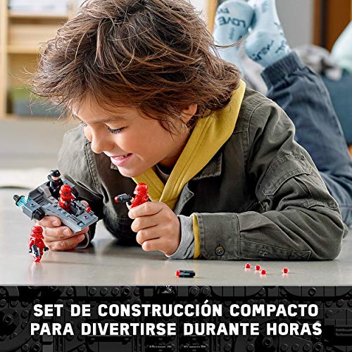 LEGO 75266 Star Wars Pack de Combate: Soldados Sith, Juguete de Construcción de Speeder del Soldado de Asalto con Mini Figuras