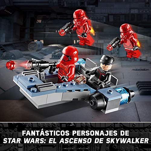 LEGO 75266 Star Wars Pack de Combate: Soldados Sith, Juguete de Construcción de Speeder del Soldado de Asalto con Mini Figuras