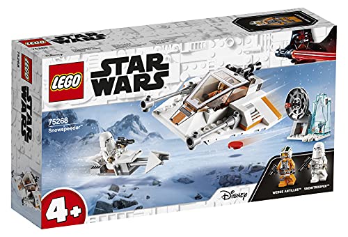 LEGO 75268 Star Wars Speeder de Nieve con Moto Speeder, Estación de Defensa y 2 Mini Figuras, Juguete de Construcción