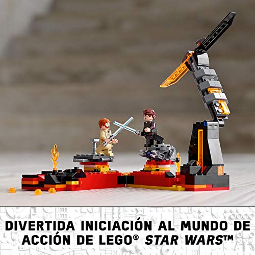 LEGO 75269 Star Wars Duelo en Mustafar Juguete de Construcción con Mini Figuras de Anakin Skywalker y OBI-WAN Kenobi