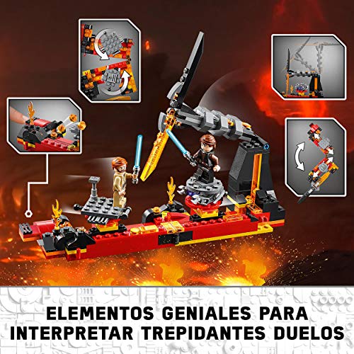 LEGO 75269 Star Wars Duelo en Mustafar Juguete de Construcción con Mini Figuras de Anakin Skywalker y OBI-WAN Kenobi